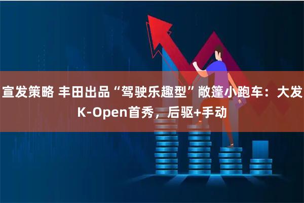 宣发策略 丰田出品“驾驶乐趣型”敞篷小跑车：大发K-Open首秀，后驱+手动